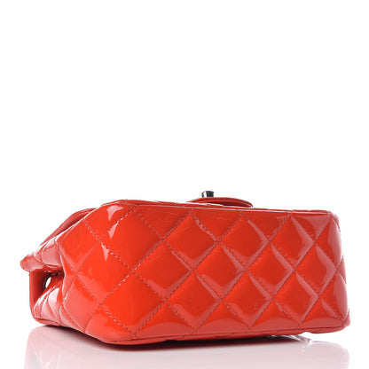 Chanel Patent Quilted Mini Square Flap Red 4 of 10