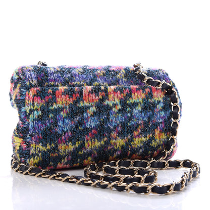 Chanel Knit Mini Rectangular Flap Multicolor 3 of 10