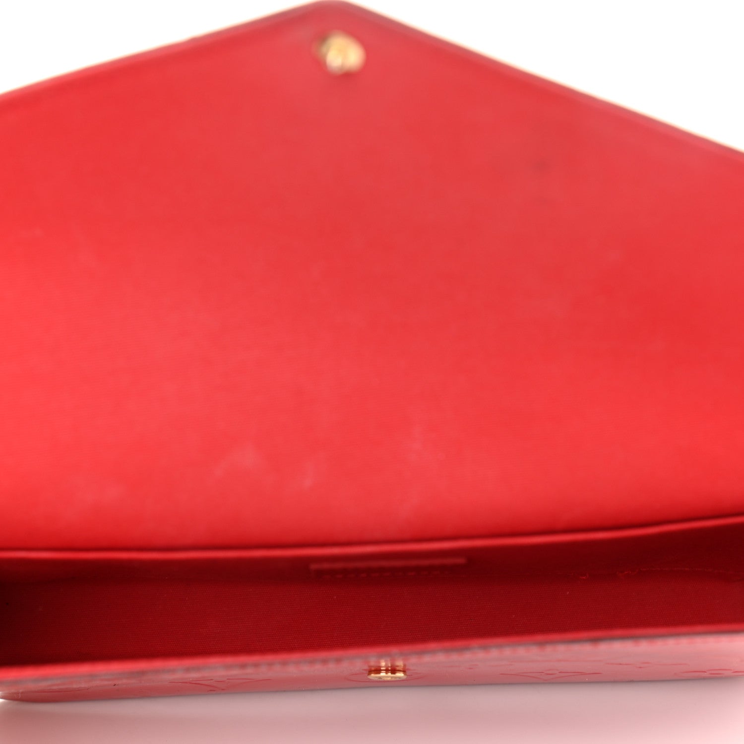 Louis Vuitton Vernis Felicie Pochette Chain Wallet Cherry 6 of 9