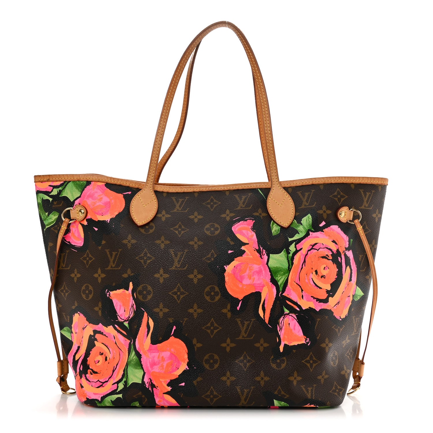 Louis Vuitton Monogram Roses Neverfull MM 1 of 11