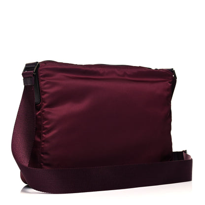 Prada Nylon Vela Messenger Bag Granato 3 of 9
