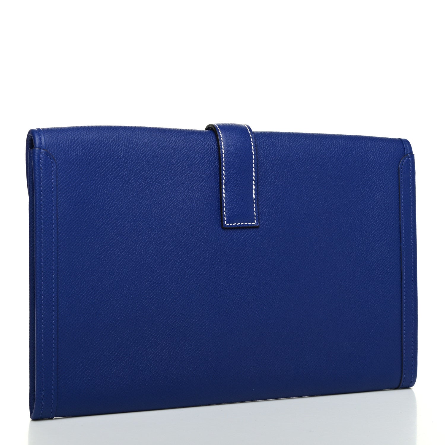 Hermes Epsom Jige PM Clutch Bleu Electrique 3 of 9