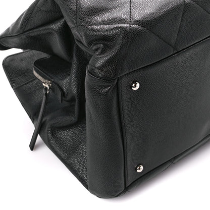 Chanel Soft Caviar Quilted CC Timeless Tote Black 9 of 13