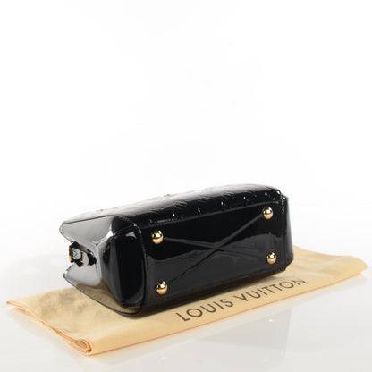 Louis Vuitton Vernis Montaigne BB Black 4 of 7