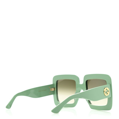 Gucci Oversized Square GG0783S Sunglasses Green 4 of 8