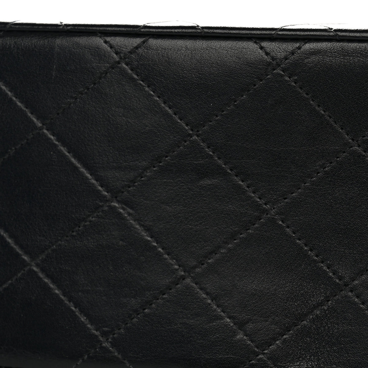 Lambskin Quilted XL Jumbo Single Flap Black