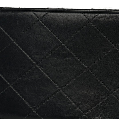 Chanel Lambskin Quilted XL Jumbo Single Flap Black 11 of 13