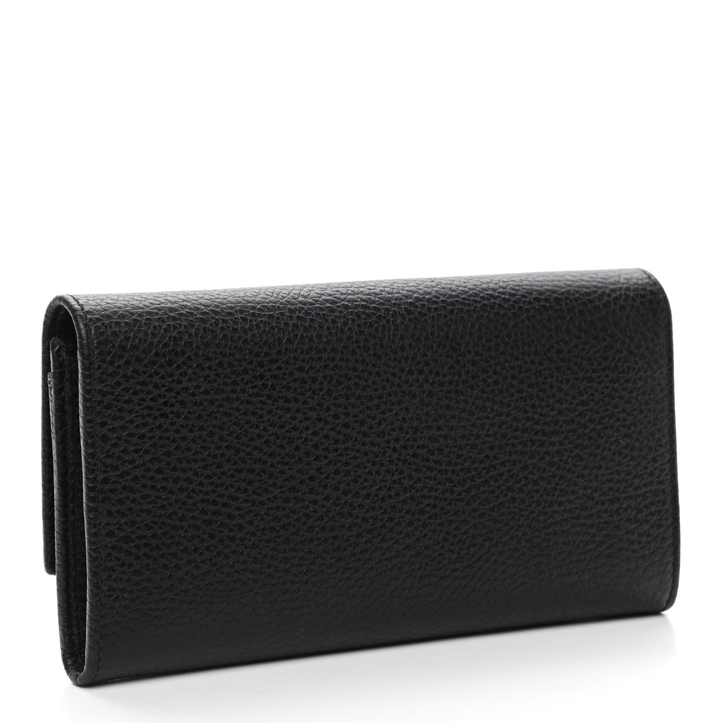 Dollar Calfskin GG Marmont Continental Wallet Black