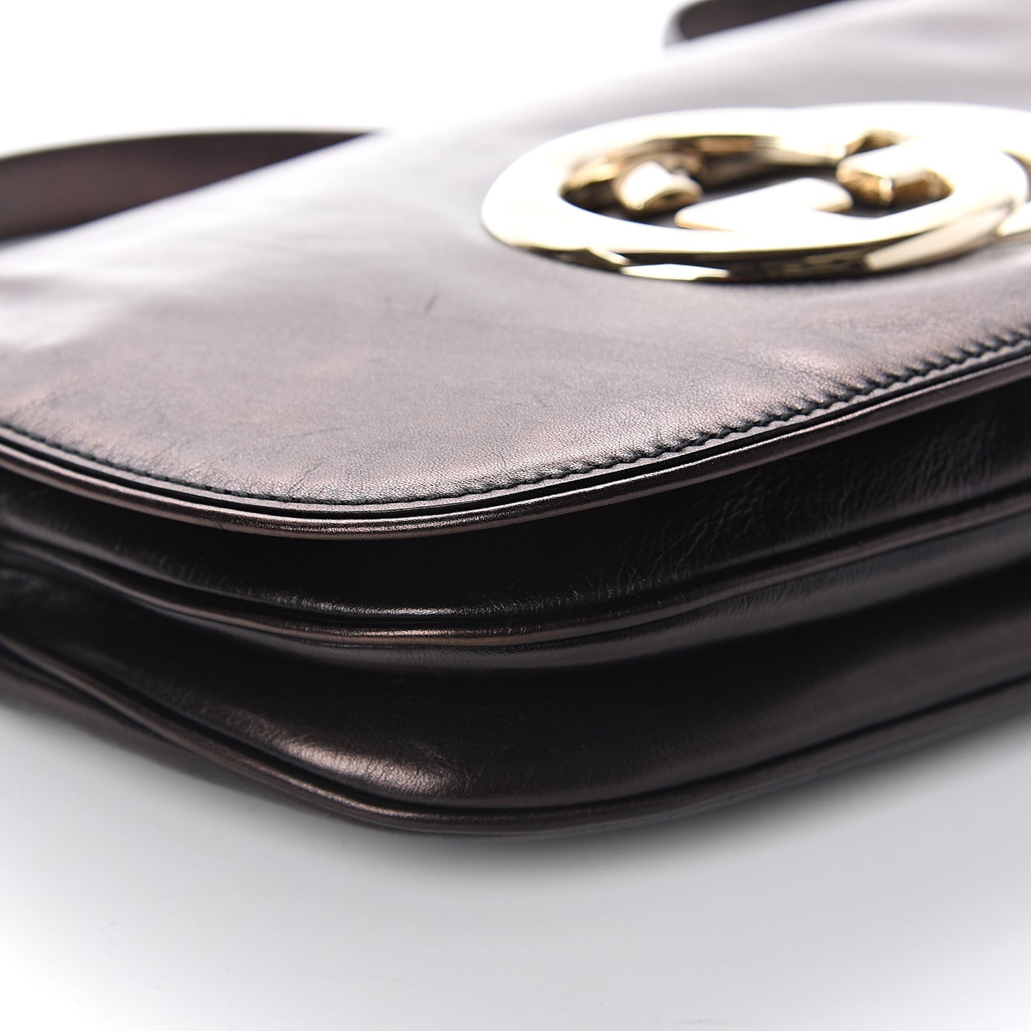 Calfskin Small Britt Shoulder Bag Black