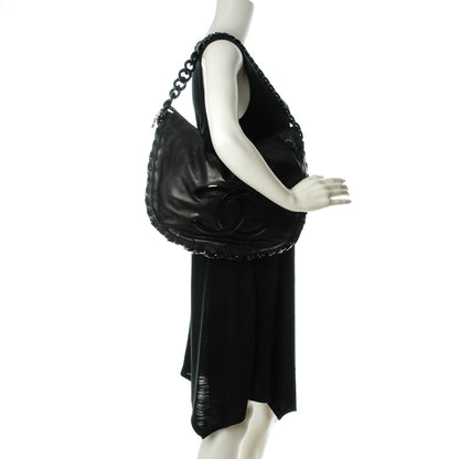 Chanel Calfskin Modern Chain Hobo Black 2 of 7