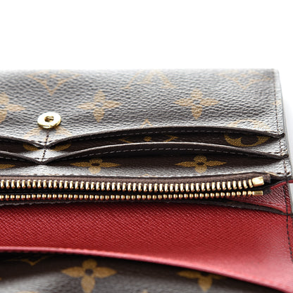 Louis Vuitton Monogram Emilie Wallet Fuchsia 7 of 11