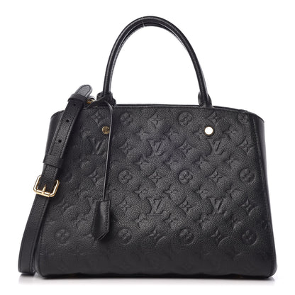 Louis Vuitton Empreinte Montaigne MM Black 1 of 14