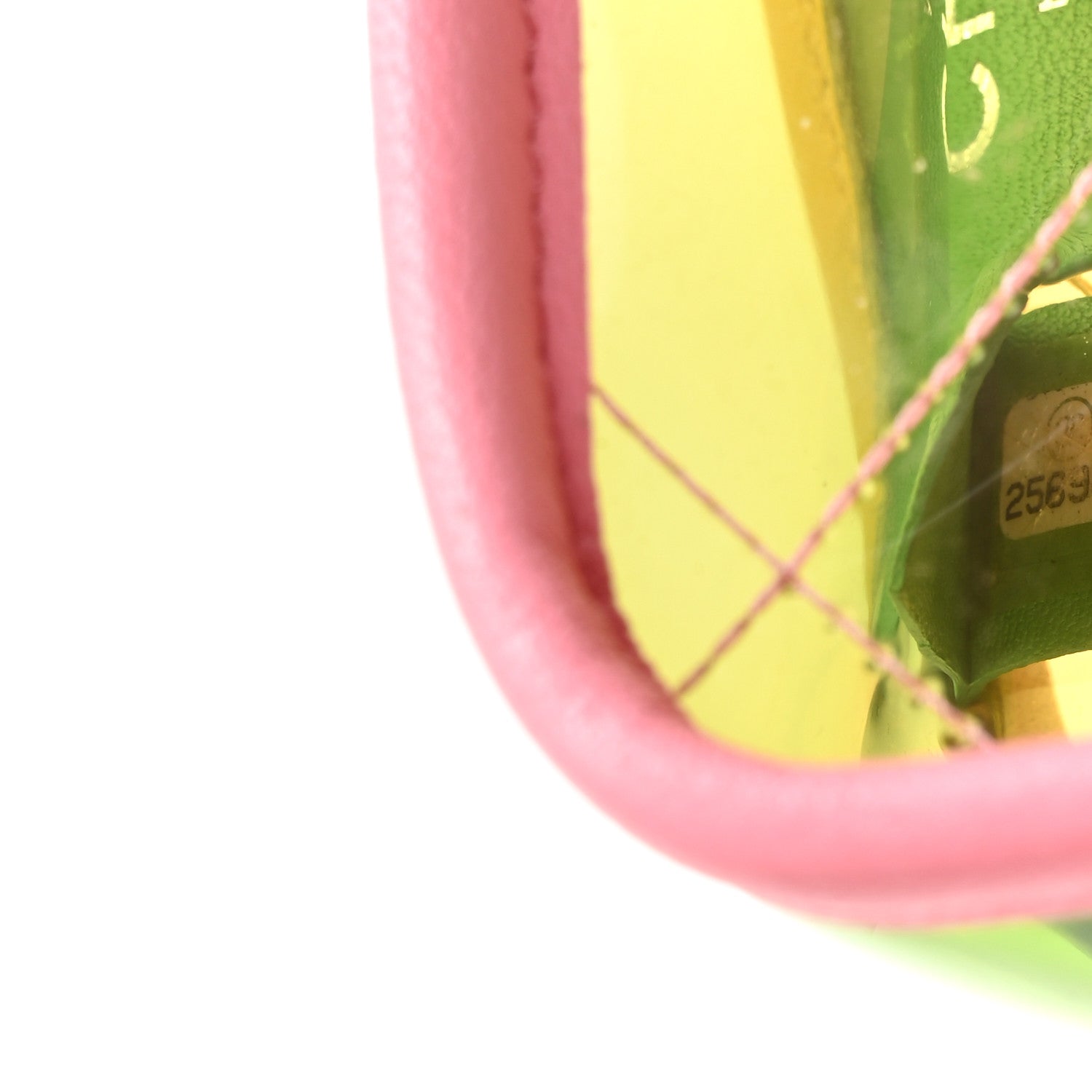 Chanel Lambskin PVC Quilted Mini Coco Splash Flap Yellow Green Pink 7 of 10