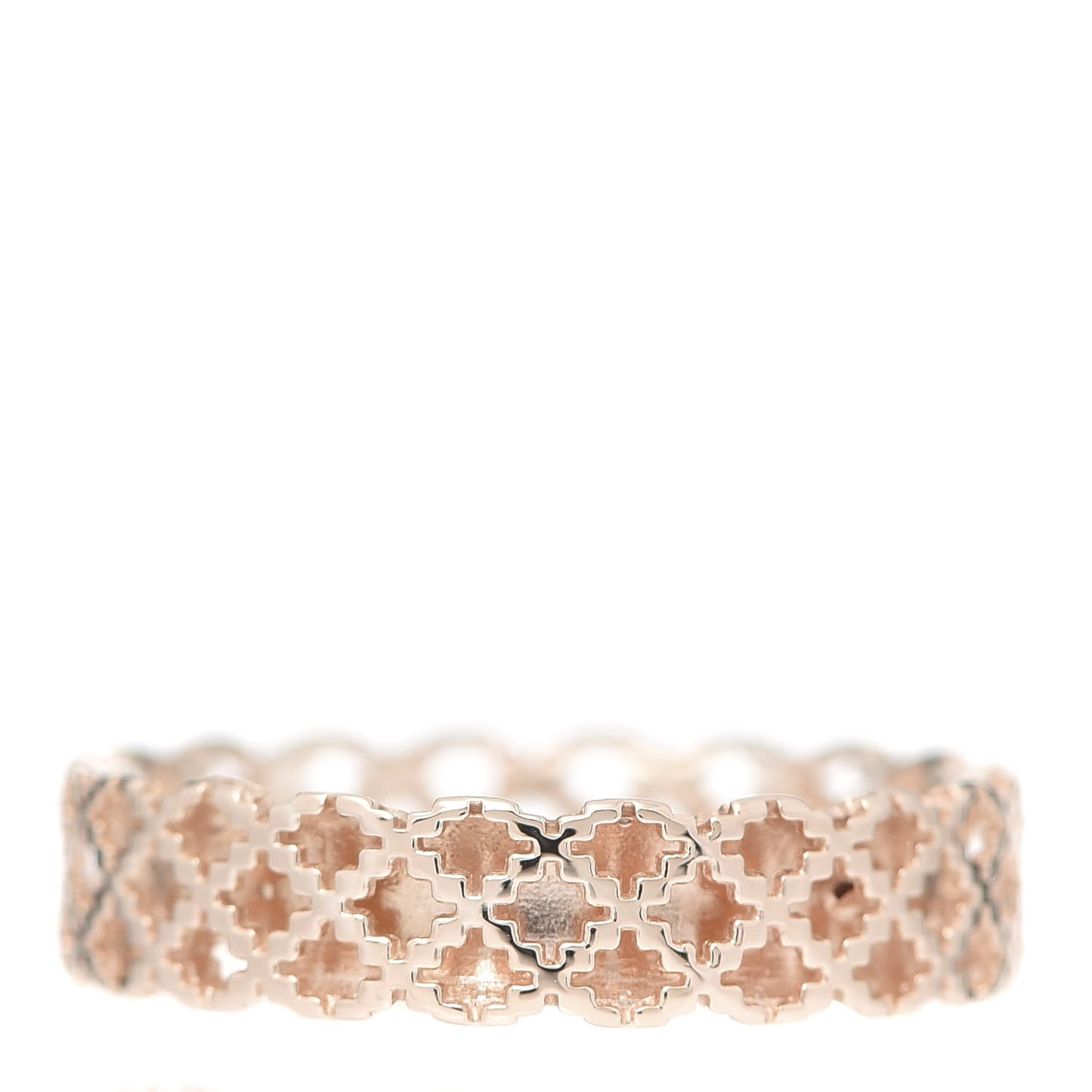 18K Rose Gold Thin Diamantissima Ring 56 7.5