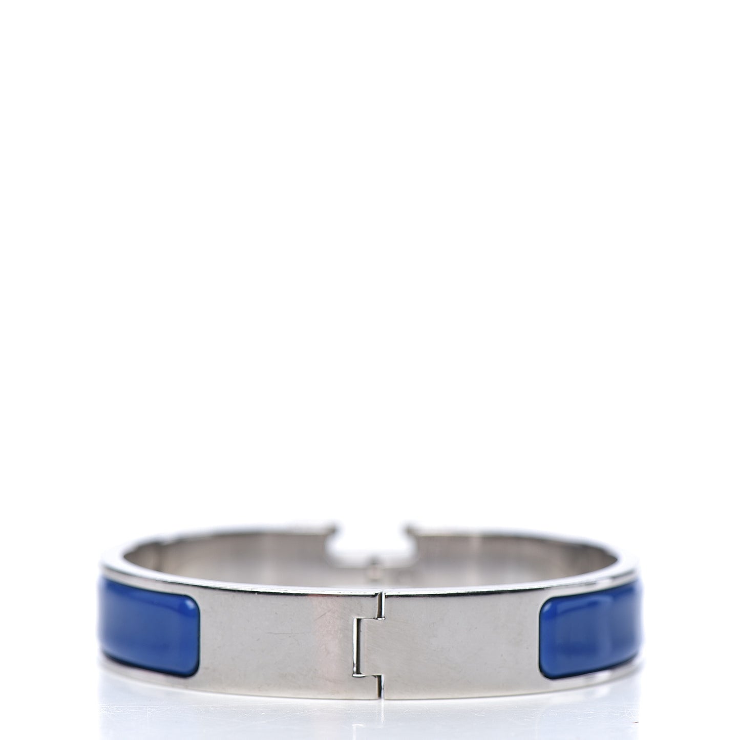 Narrow Enamel Clic Clac H Bracelet Bleu Electrique