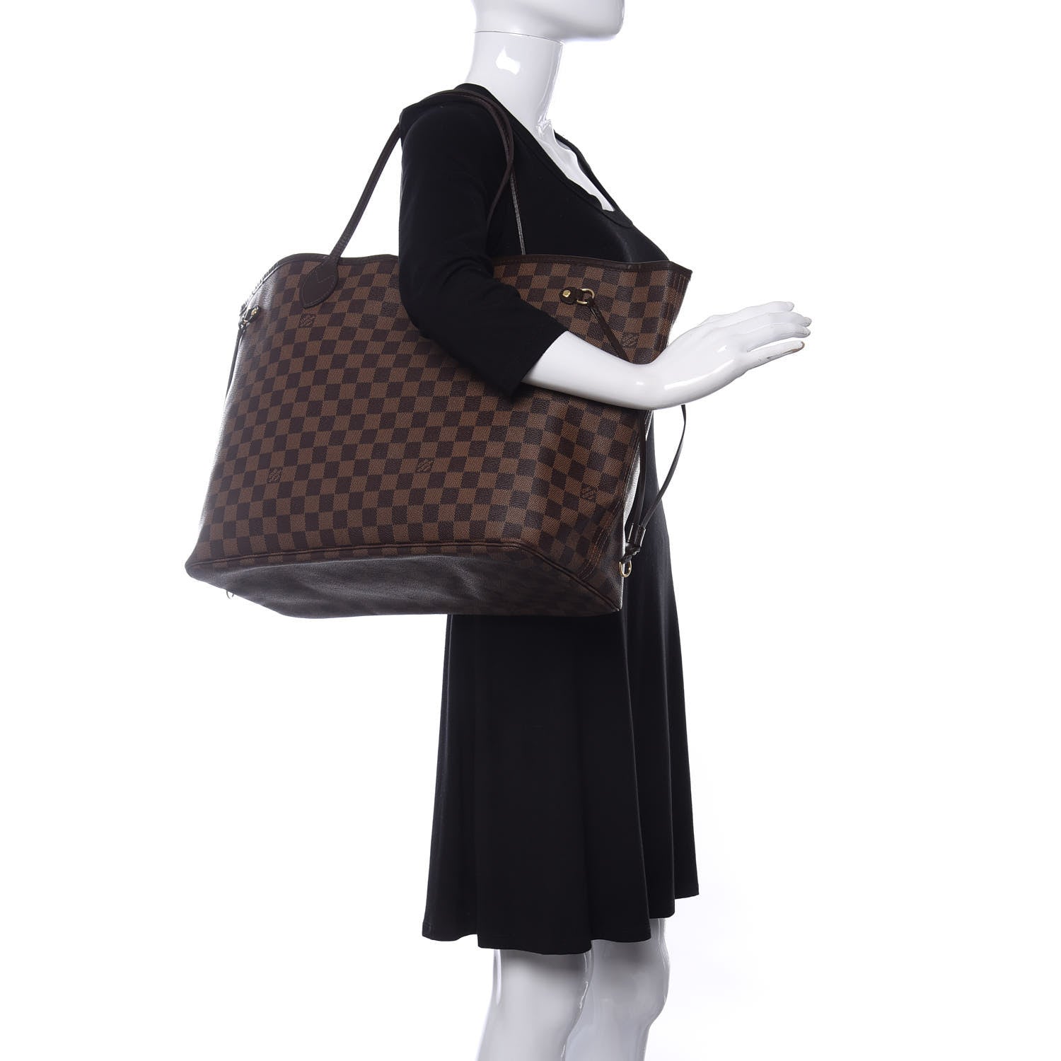Louis Vuitton Damier Ebene Neverfull GM 2 of 12