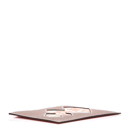Hermes Epsom Petit H Heart Passport Holder Gold 4 of 6