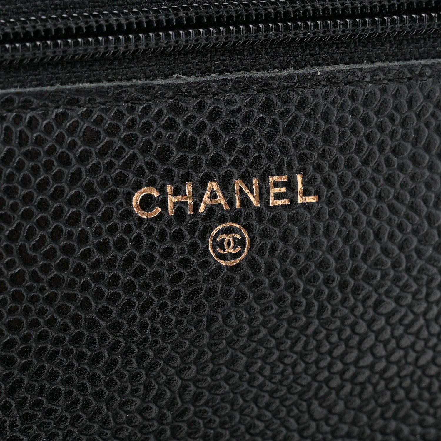 Chanel Caviar Quilted Wallet on Chain WOC Black 6 of 15