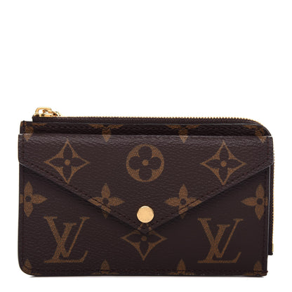 Louis Vuitton Monogram Recto Verso Card Holder Black 1 of 7