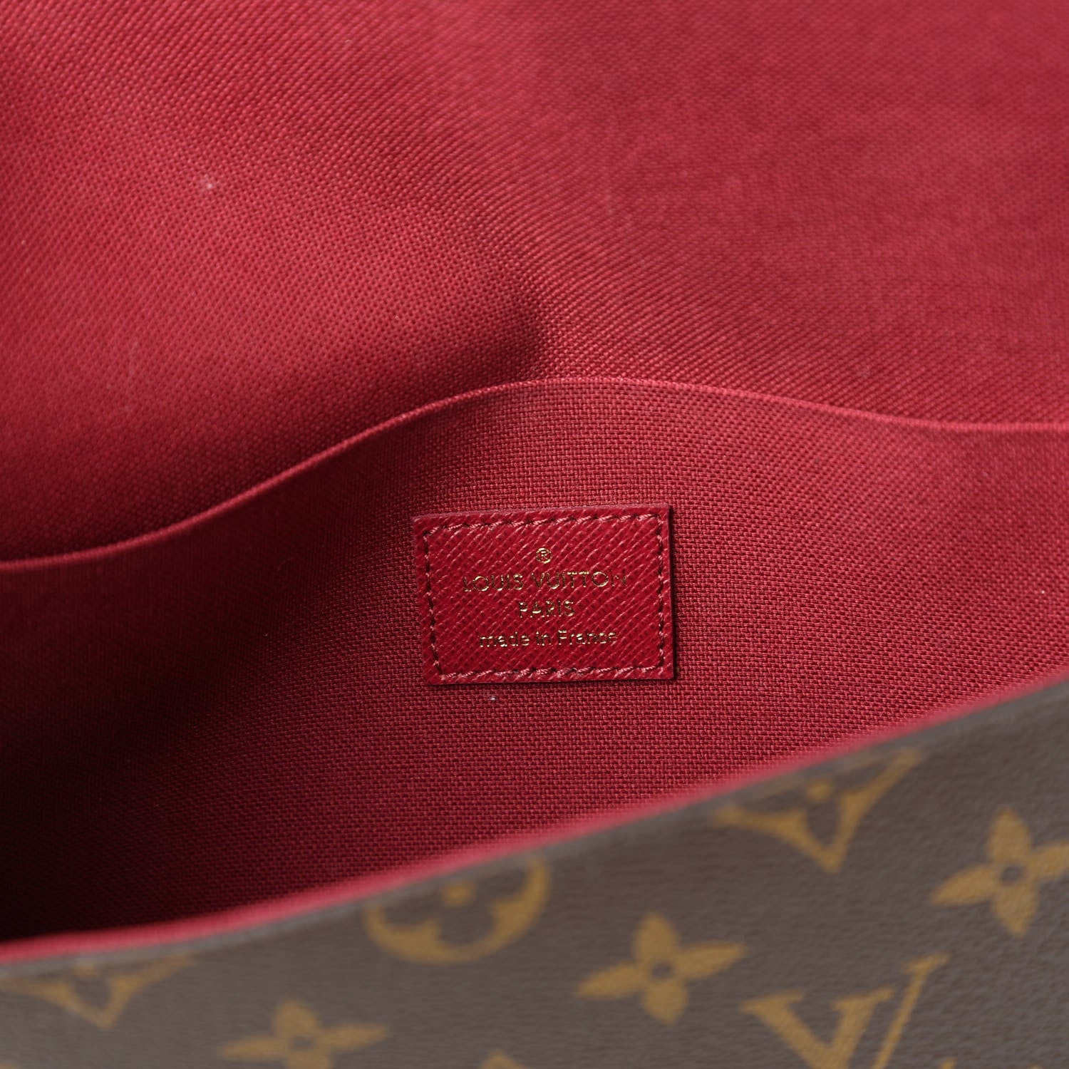 Louis Vuitton Monogram Pochette Felicie Chain Wallet Fuchsia 8 of 11