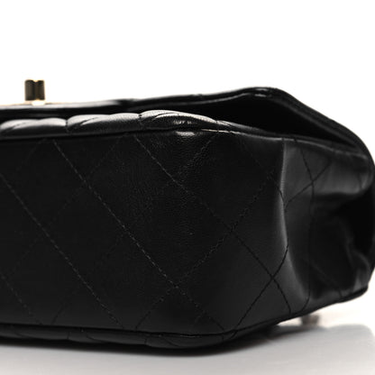 Chanel Lambskin Quilted Mini Rectangular Flap Black 10 of 10