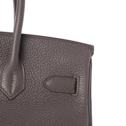 Hermes Togo Birkin 30 Etain 31 of 33