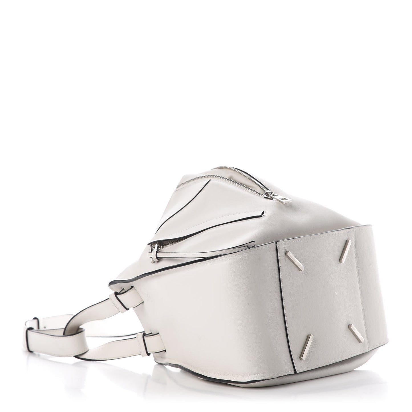 Calfskin Medium Hammock Shoulder Bag Soft White