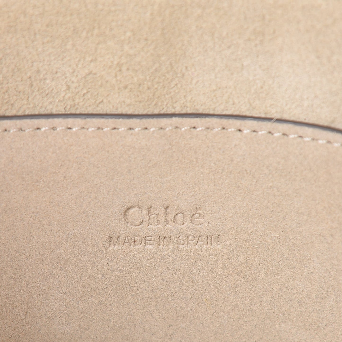 Suede Calfskin Small Faye Shoulder Bag Motty Grey