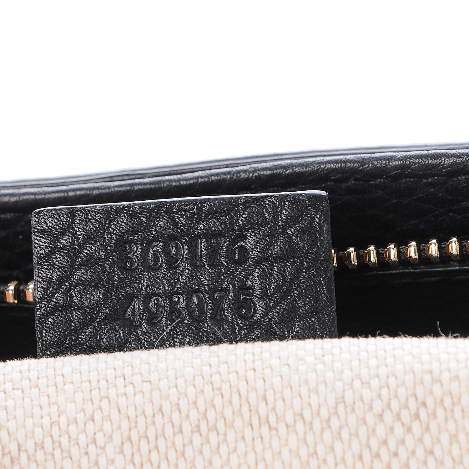 Gucci Pebbled Calfskin Small Soho Top Handle Bag Black 8 of 9