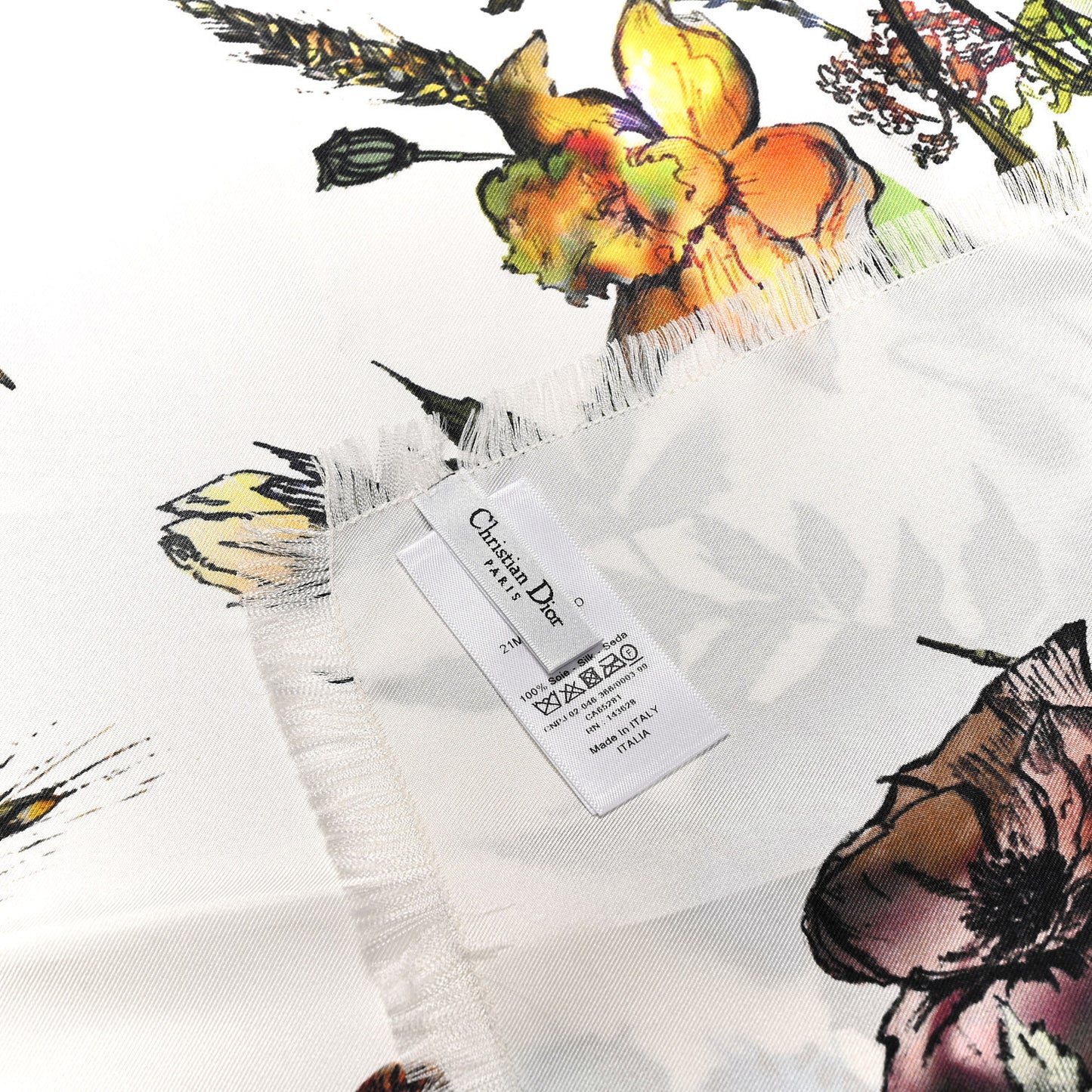 Silk D-Millefiori 140 Shawl Multicolor