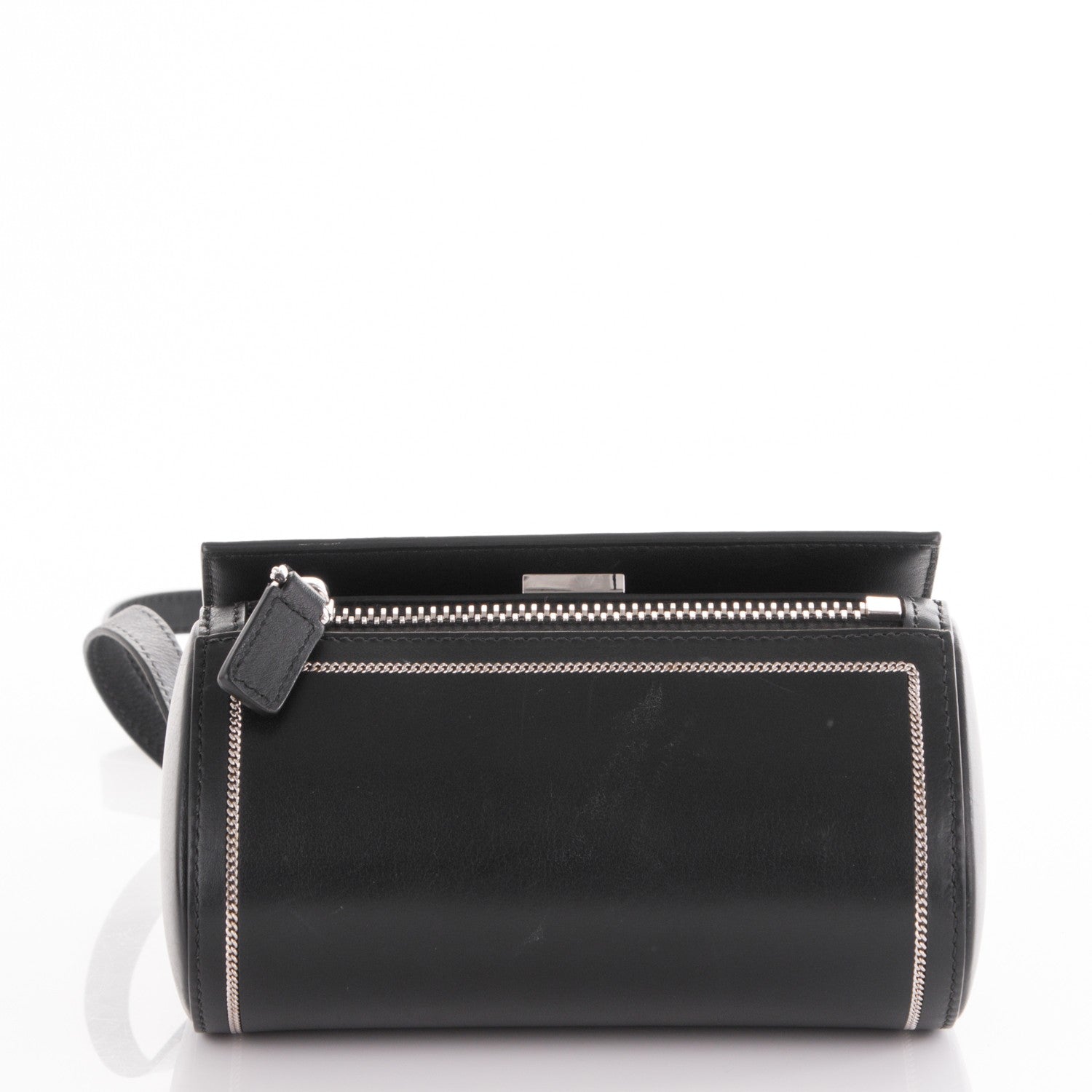 Givenchy Calfskin Chain Embellished Mini Pandora Box Crossbody Bag Black 10 of 11