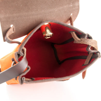 Hermes Barenia Toile Herbag TPM Red Orange 5 of 8