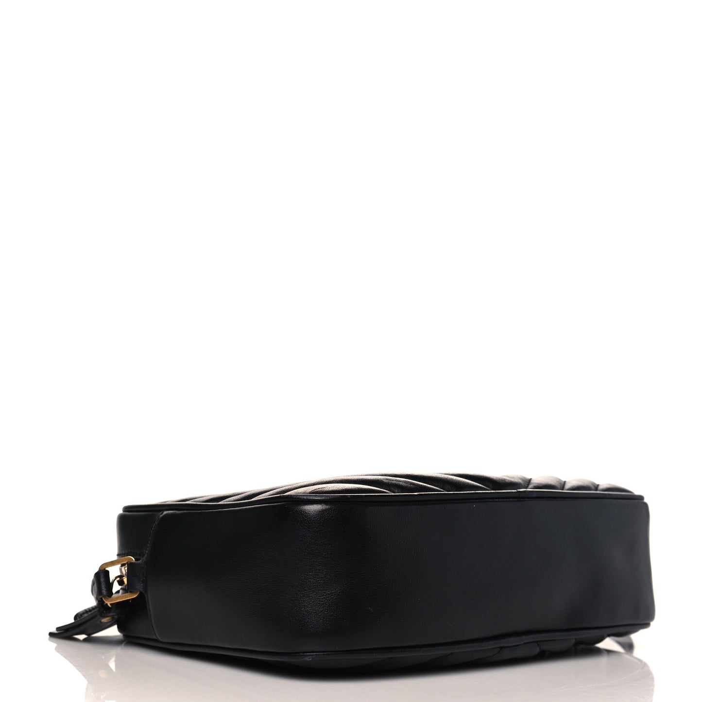 Calfskin Matelasse Monogram Lou Camera Bag Black