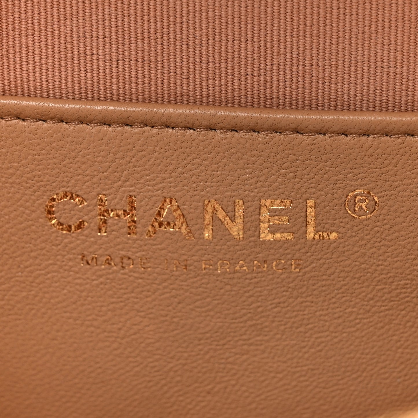Caviar Quilted Small Single Flap Beige