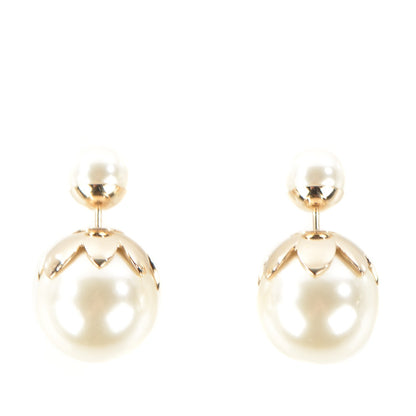 Christian Dior Pearl Mise En Dior Tribal Earrings 1 of 5