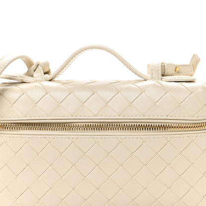 Bottega Veneta Calfskin Intrecciato Bang Bang Vanity Case Sea Salt 8 of 11