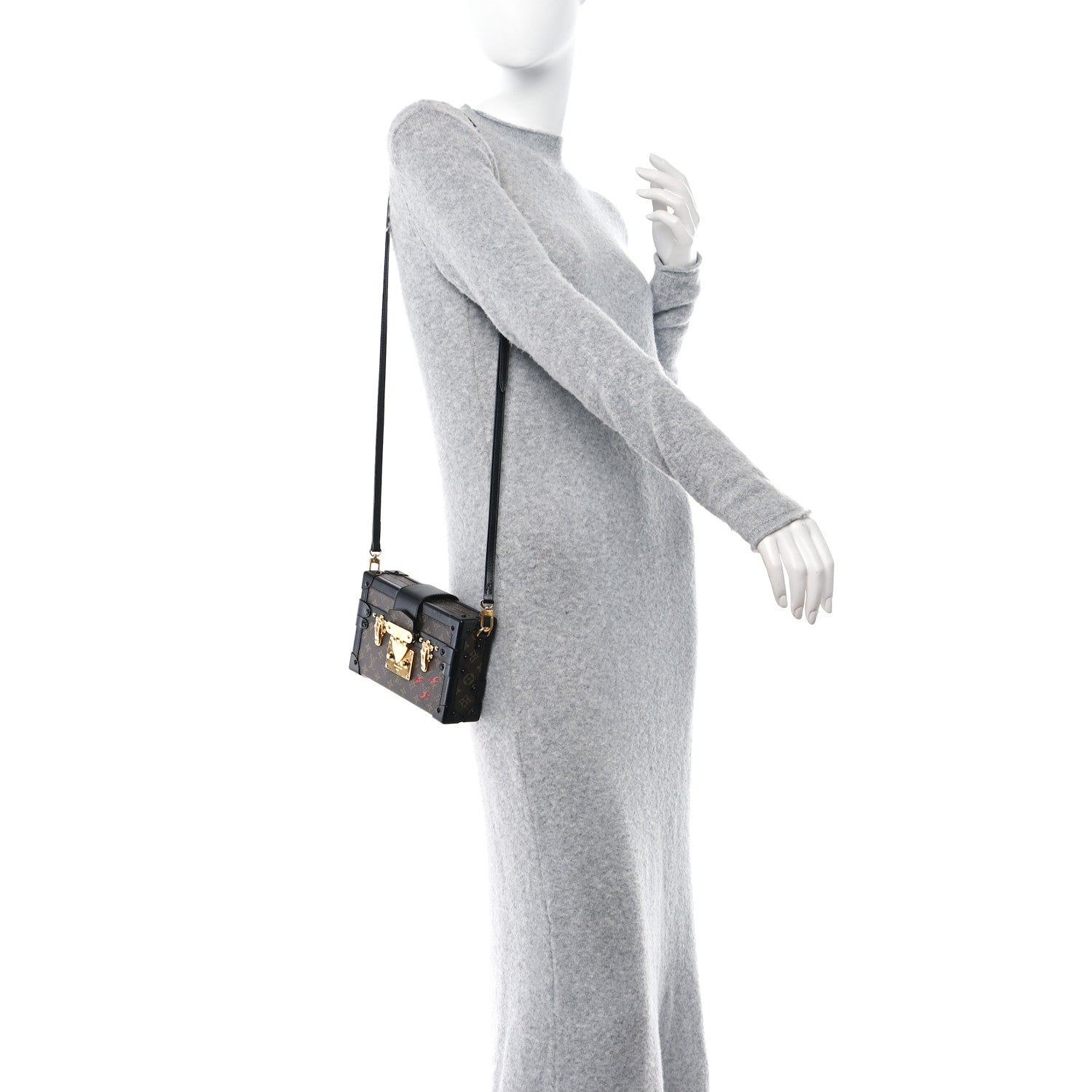 Louis Vuitton Monogram Petite Malle Black 2 of 13