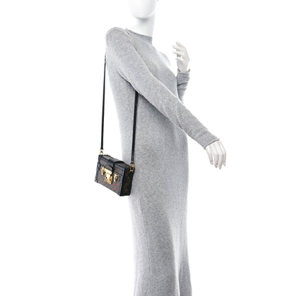 Louis Vuitton Monogram Petite Malle Black 2 of 13