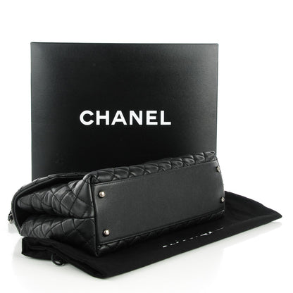Chanel Caviar Quilted Medium Coco Handle Flap Black 4 of 8