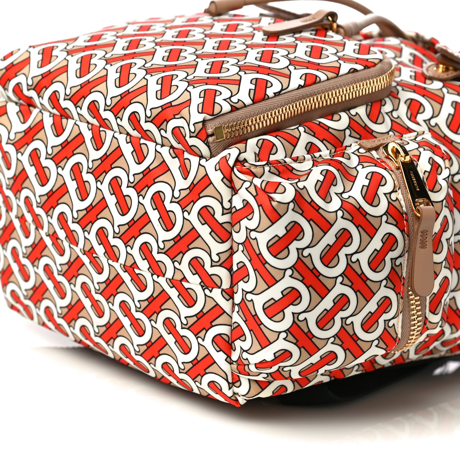 Burberry Nylon Monogram Medium Rucksack Backpack Vermillion 10 of 10