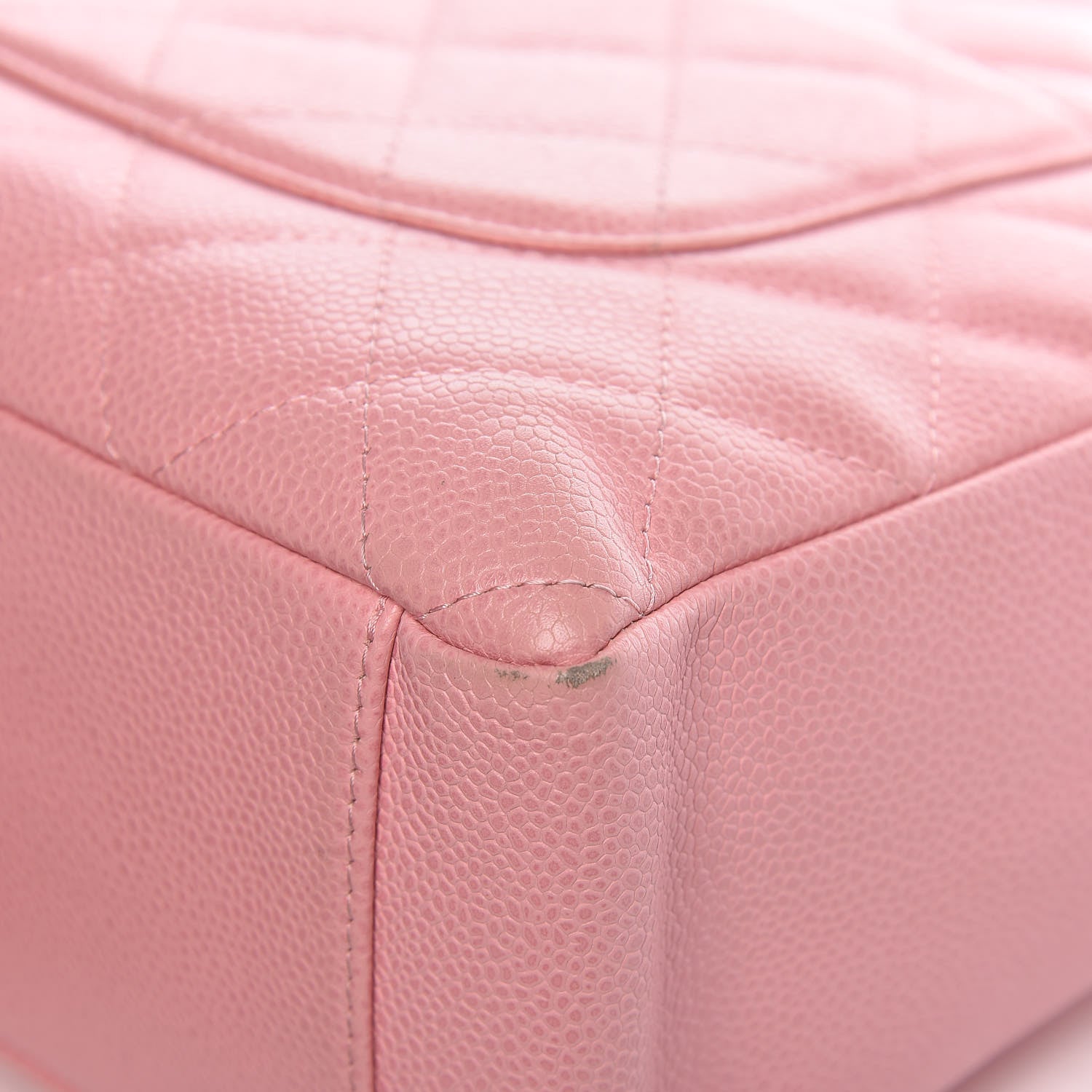 Chanel Caviar Quilted Petit Shopping Tote PST Pink 16 of 21