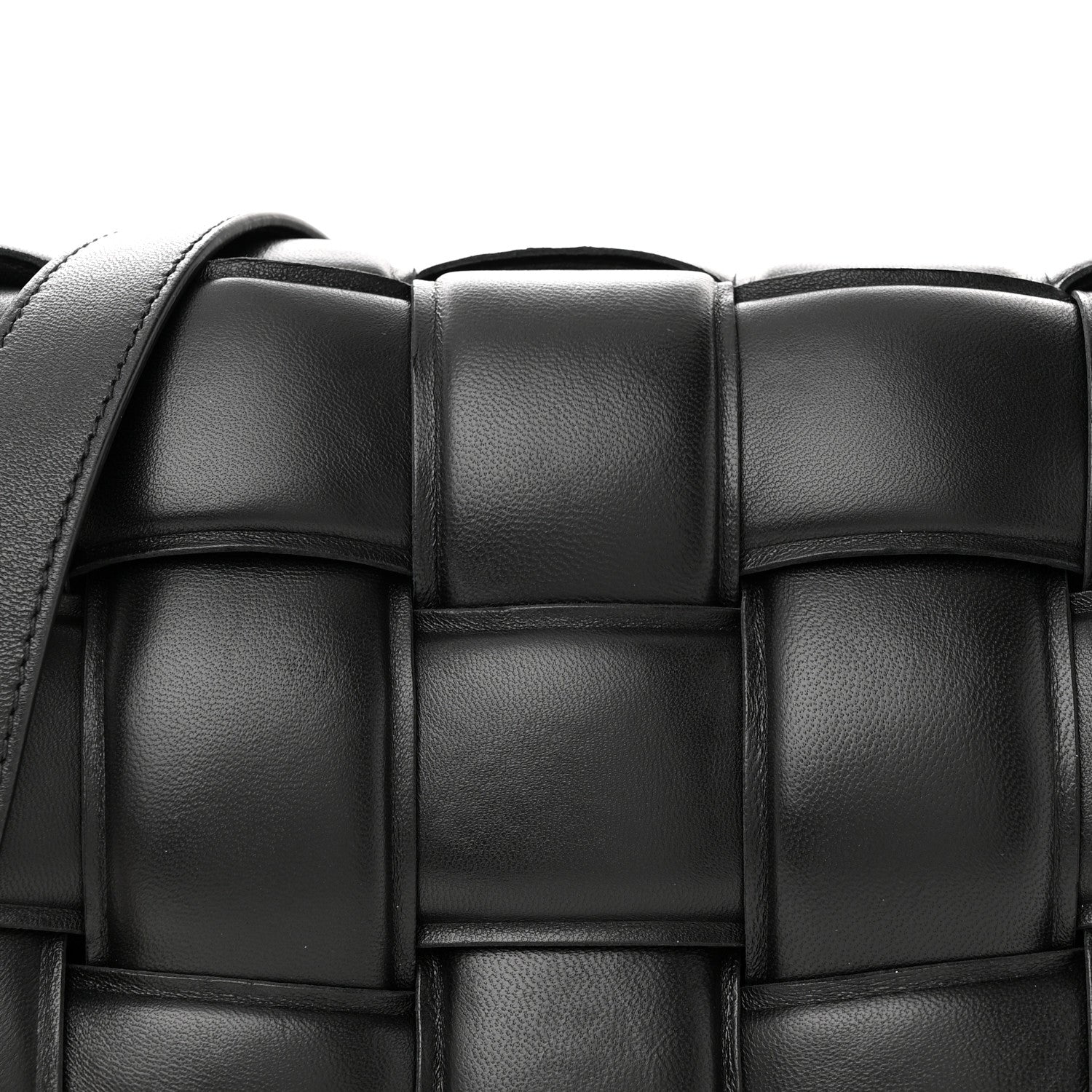 Bottega Veneta Nappa Maxi Intreccio Padded Cassette Crossbody Bag Black 7 of 13