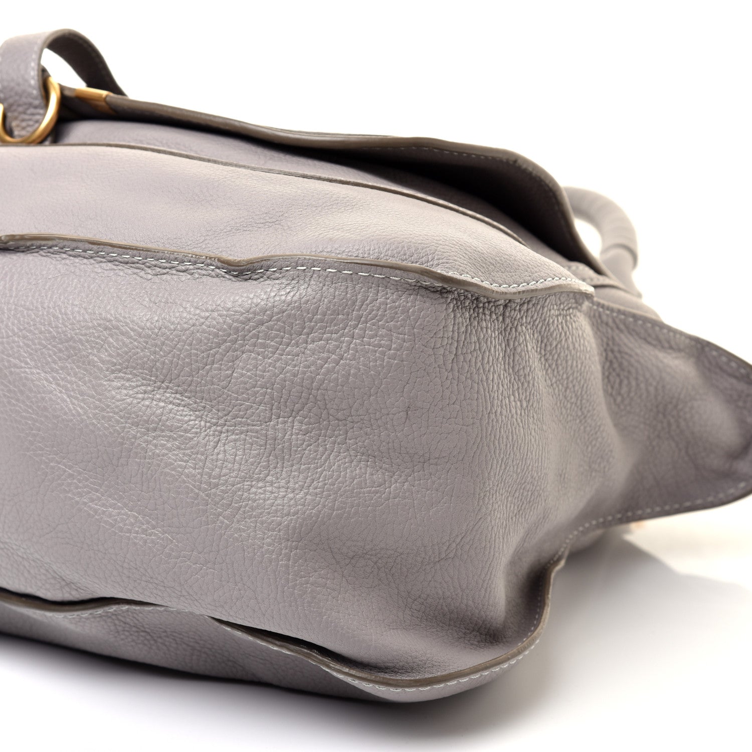 Chloe Calfskin Large Marcie Satchel Cashmere Grey 7 of 9