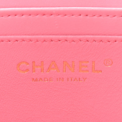 Chanel Lambskin Quilted Trendy Vanity Case Pink 6 of 11