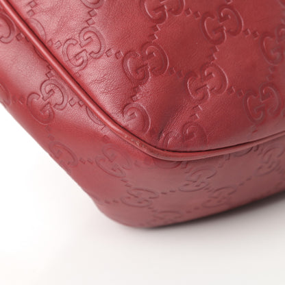 Gucci Guccissima Small Charmy Hobo Red 12 of 12