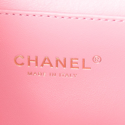 Chanel Caviar Quilted Mini Coco First Flap Pink 6 of 10