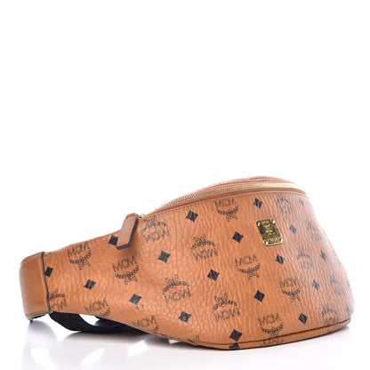 MCM Visetos Stark Belt Bag Cognac 4 of 10