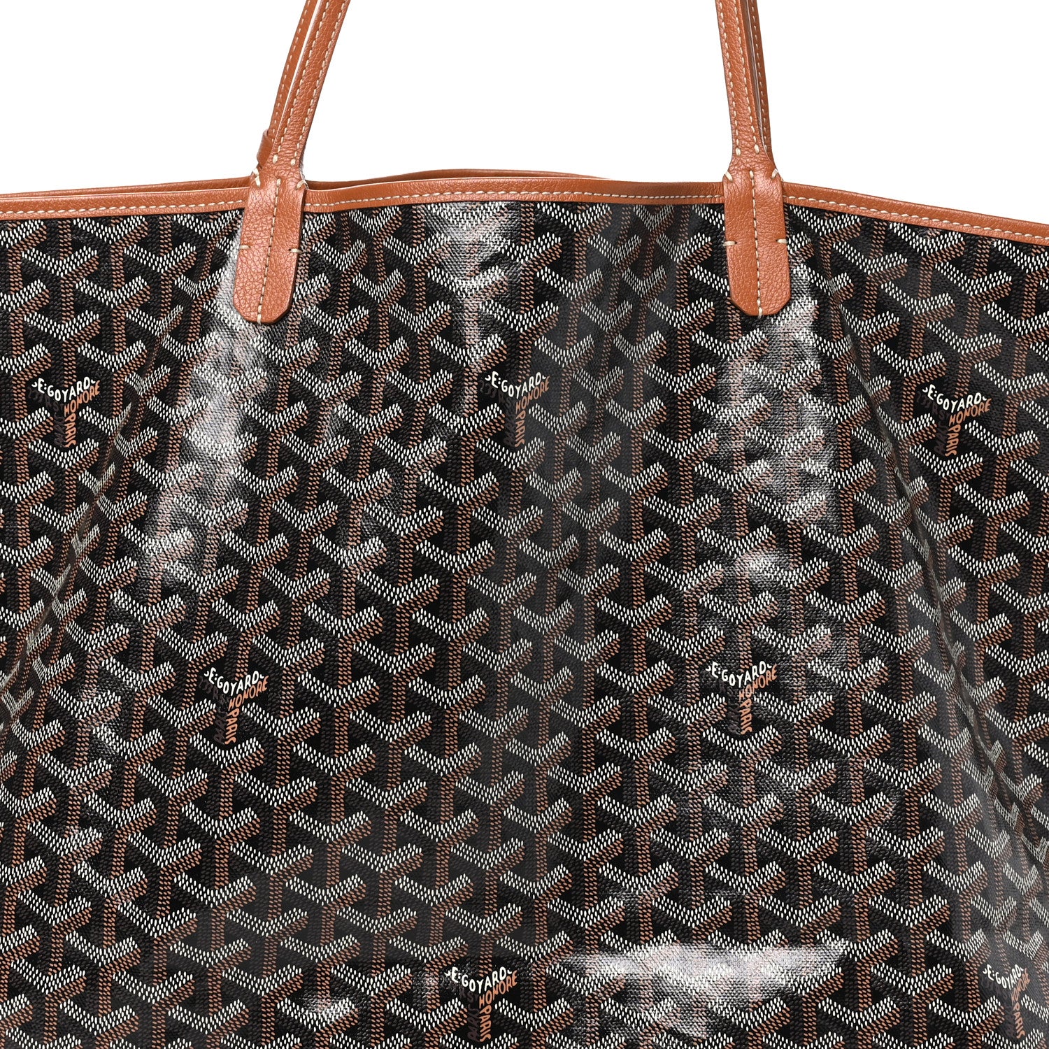 Goyard Goyardine Saint Louis GM Black Gold 8 of 11