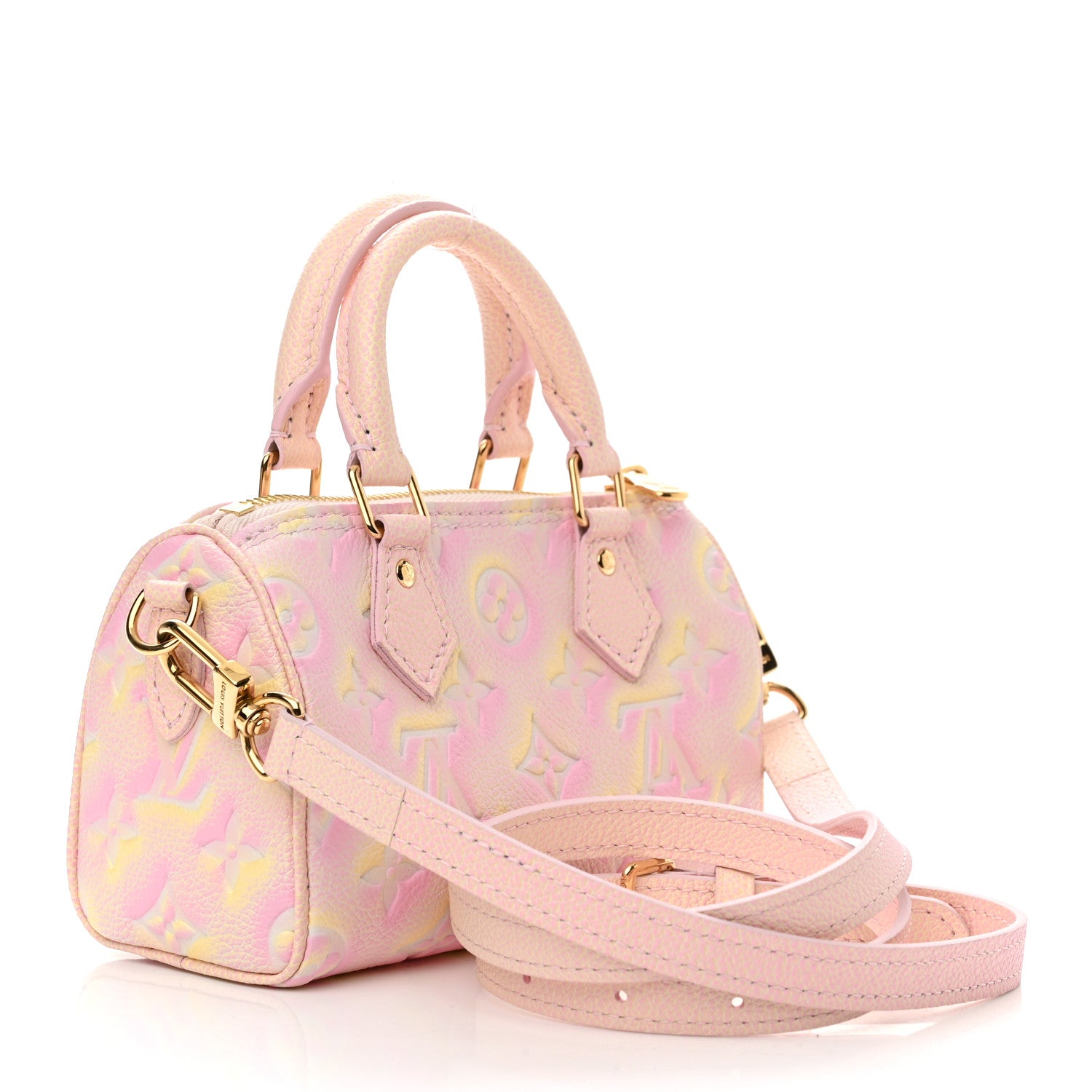Louis Vuitton Empreinte Monogram Summer Stardust Nano Speedy Pink 3 of 8
