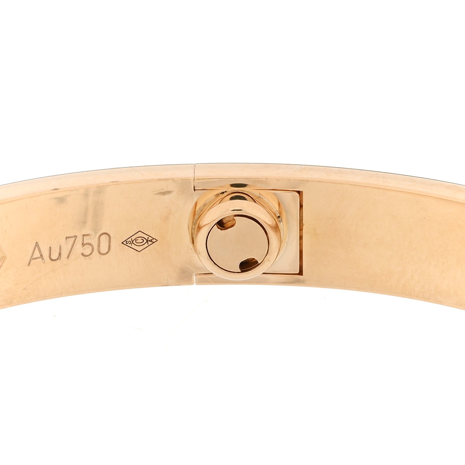 Cartier 18K Yellow Gold 10 Diamond LOVE Bracelet 17 11 of 12